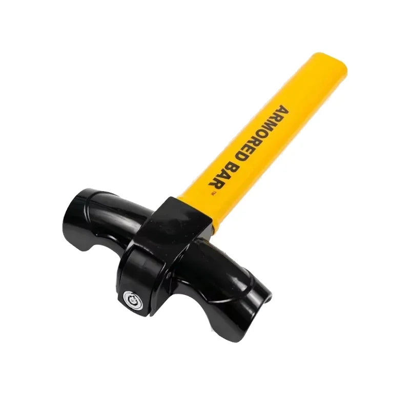 Universal T-Type Anti-Theft Car Steering Wheel Lock – Yellow Steering Wheel Lock Richie's Yellow