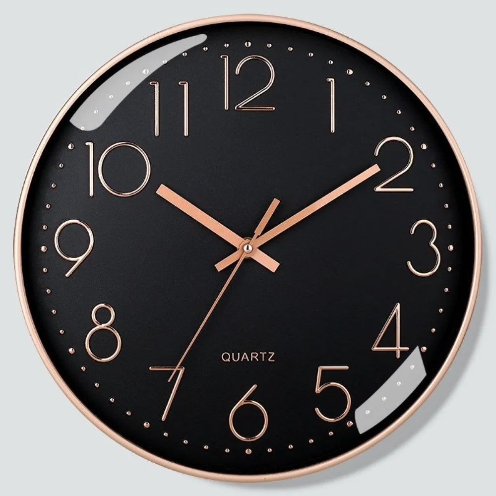 8 Inch Silent Wall Clock – Quartz Battery Operated Modern Design Wall Clock Richie's 4