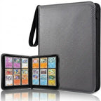 360-Pocket Sports Card Binder Album – Baseball & Football Trading Card Binder Richie's Grey Style C