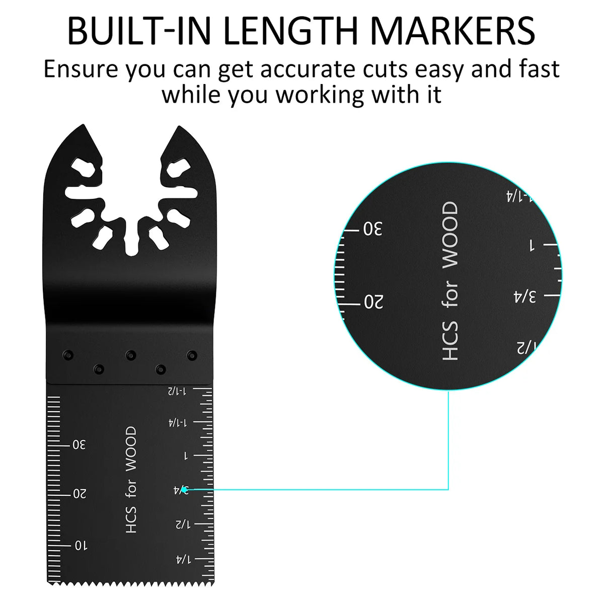 Oscillating Multi-Tool Saw Blades 10/25 Pcs Quick Release Set Oscillating Saw Blades Richie's