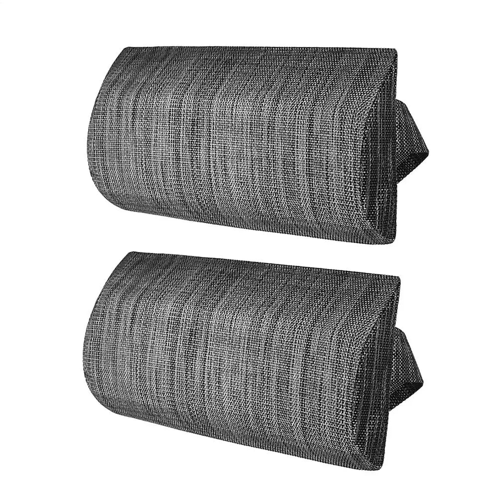 Lounge Chair Neck Pillow Headrest Cushion – Beach & Garden Lounge Chair Pillow Richie's 2pcs Black Gray