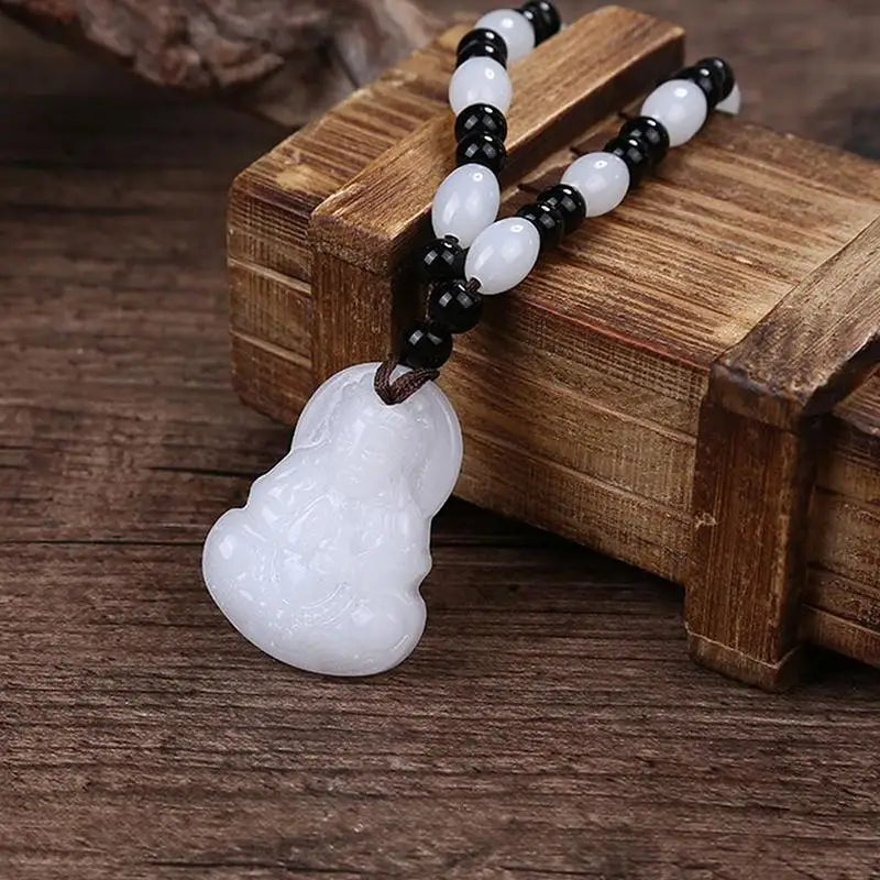 Maitreya Pendant Necklace – Lucky Wealth Charm Gift for Women Pendant Necklace Richie's A1