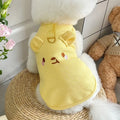 Soft Breathable Cotton Pet Vest – Cat & Dog Spring Outfit Pet Vest Richie's Yellow S
