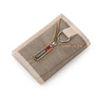 Nylon Trifold Wallet – Unisex Coin, Card & ID Holder Trifold Wallet Richie's Khaki