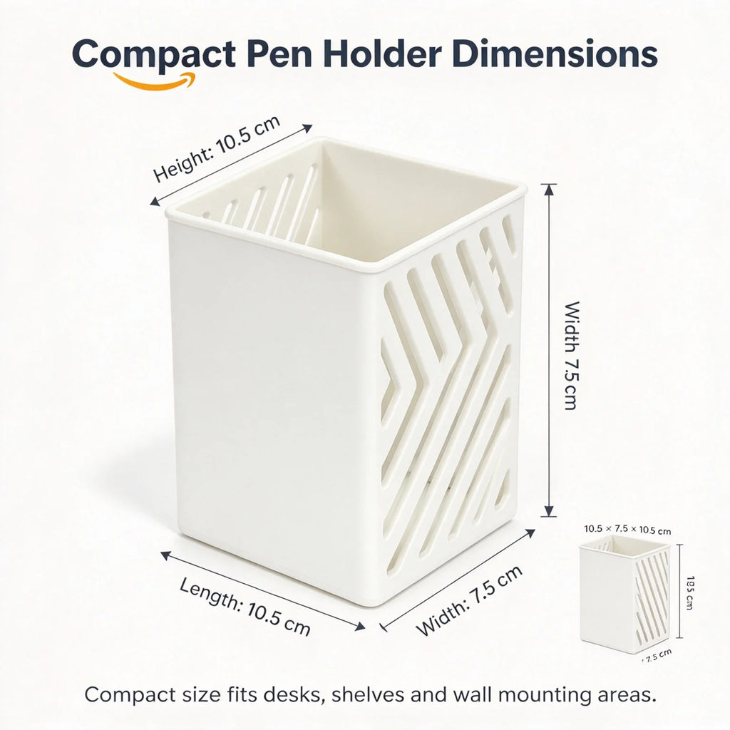 Wall Mounted Pen Holder – ABS Plastic Pencil Organizer Pen Holder Richie's