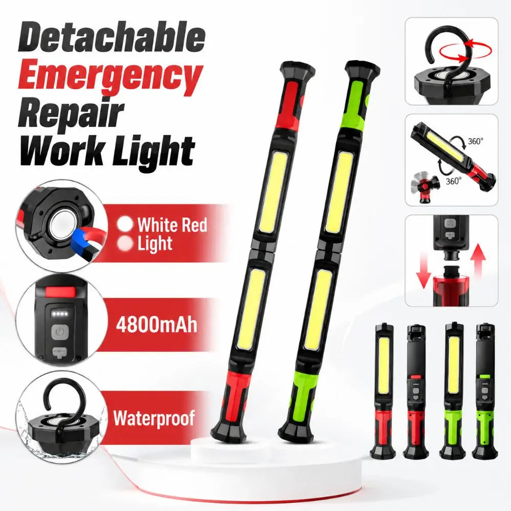 Magnetic Rechargeable COB LED Work Light – IPX4 Waterproof LED Work Light Richie's