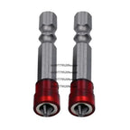 Magnetic PH2 Screwdriver Bits 1/4" Hex Shank with Depth Stop Ring Screwdriver Bit Set Richie's