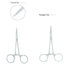Stainless Steel Straight Hemostat Clamp for Pet Grooming Pet Grooming Clamp Richie's Silver 1Pcs Straight Head