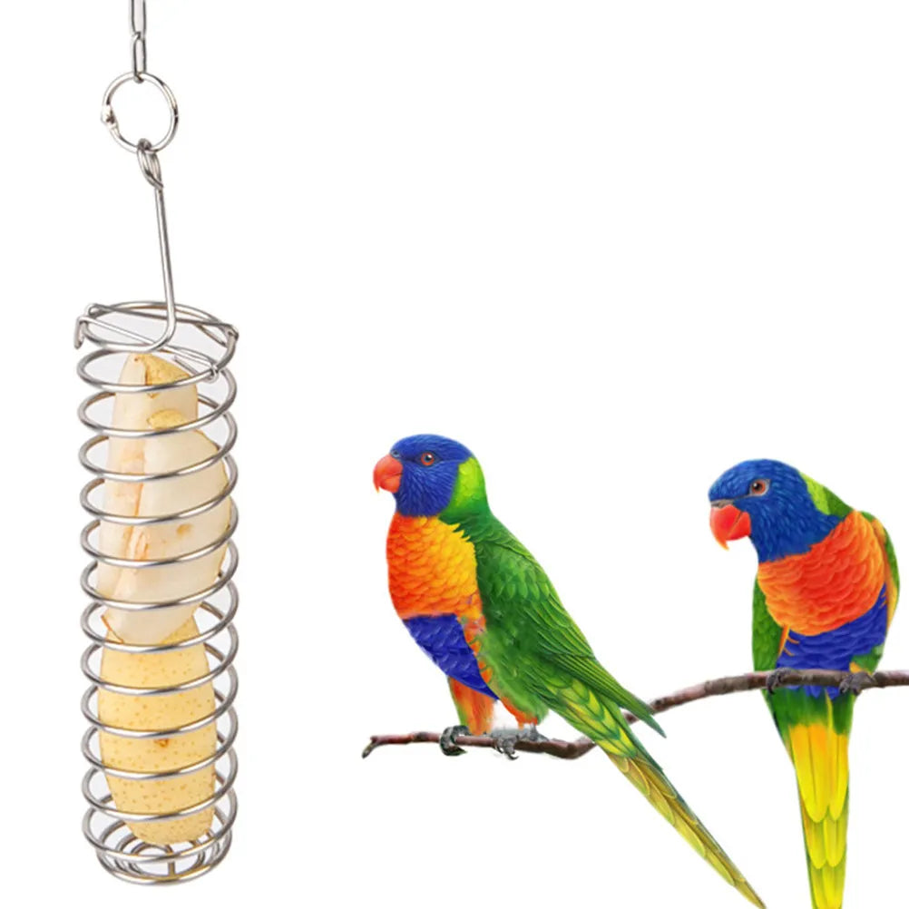 Stainless Steel Hanging Bird Fruit Feeder Fork – Outdoor Garden Bird Fruit Feeder Richie's