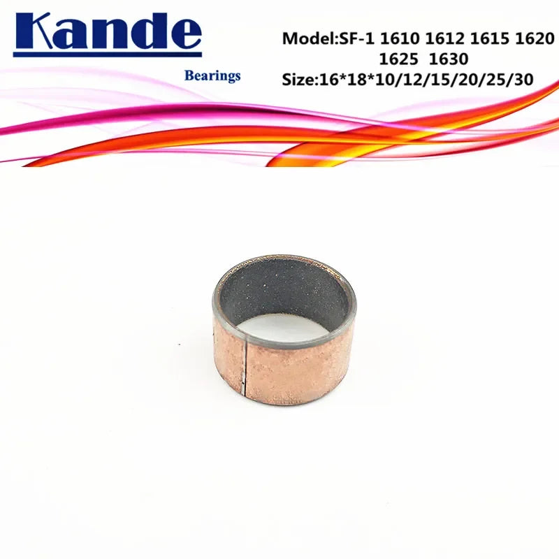 SF-1 Self-Lubricating Sleeve Bearing 16x18mm | 5 Sizes Sleeve Bearing Bushing Richie's