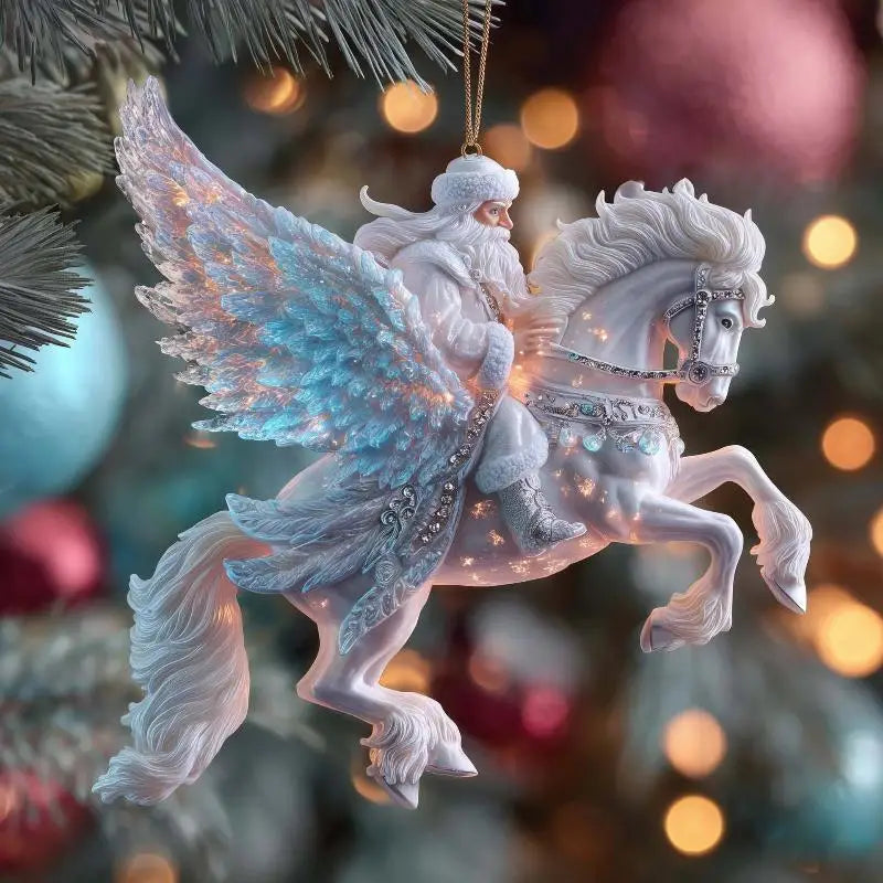 Animal Christmas Tree Ornaments – 2D Flat Acrylic Xmas Pendants Christmas Ornaments Richie's