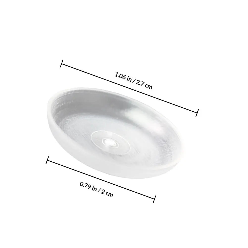 50Pcs Transparent Wax Drip Guard Cake Candle Holder Insert Trays Cake Candle Holder Richie's