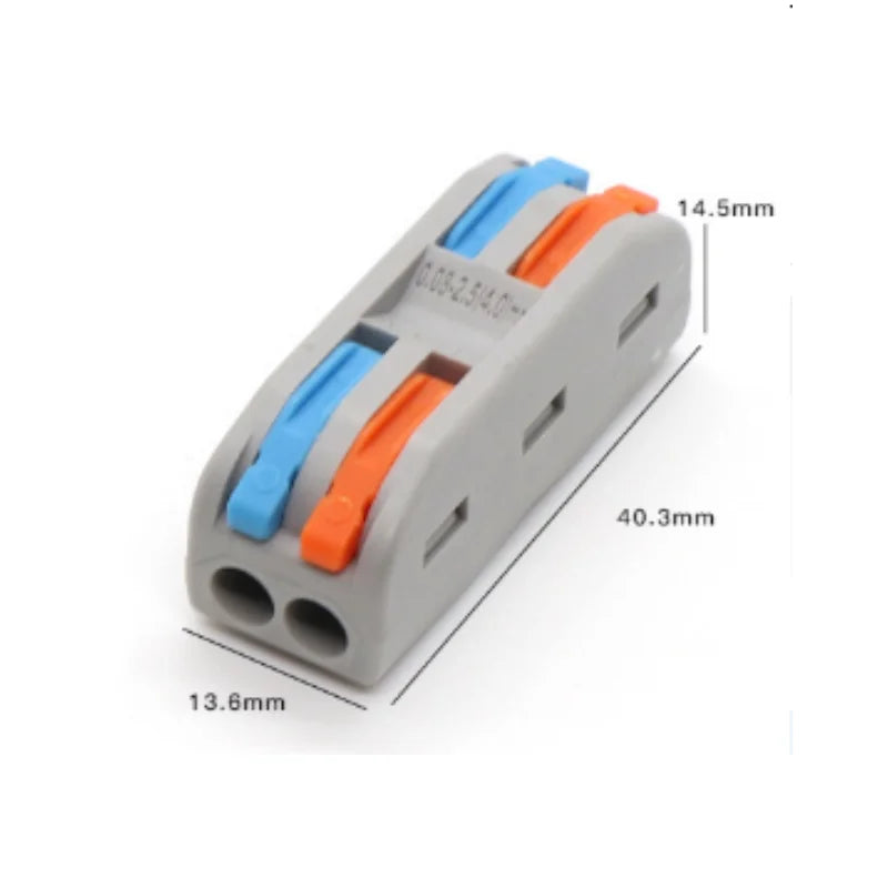 2/3/4/5 Pin Push-In Lever Wire Connector Terminal Block CE Wire Connector Terminal Richie's