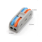 2/3/4/5 Pin Push-In Lever Wire Connector Terminal Block CE Wire Connector Terminal Richie's