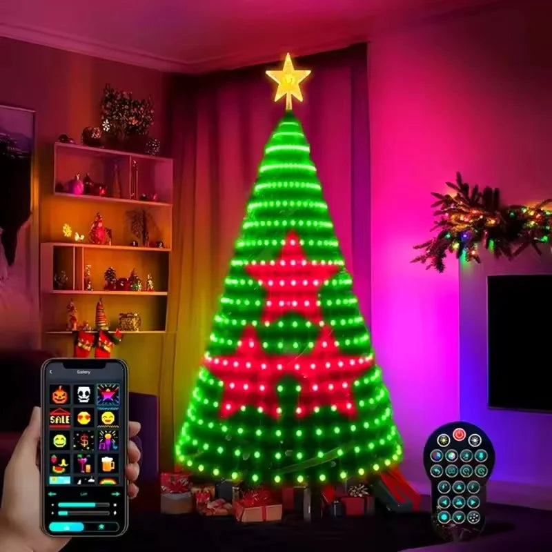 Smart RGB 400 LED String Lights – App & Remote Control LED String Lights Richie's