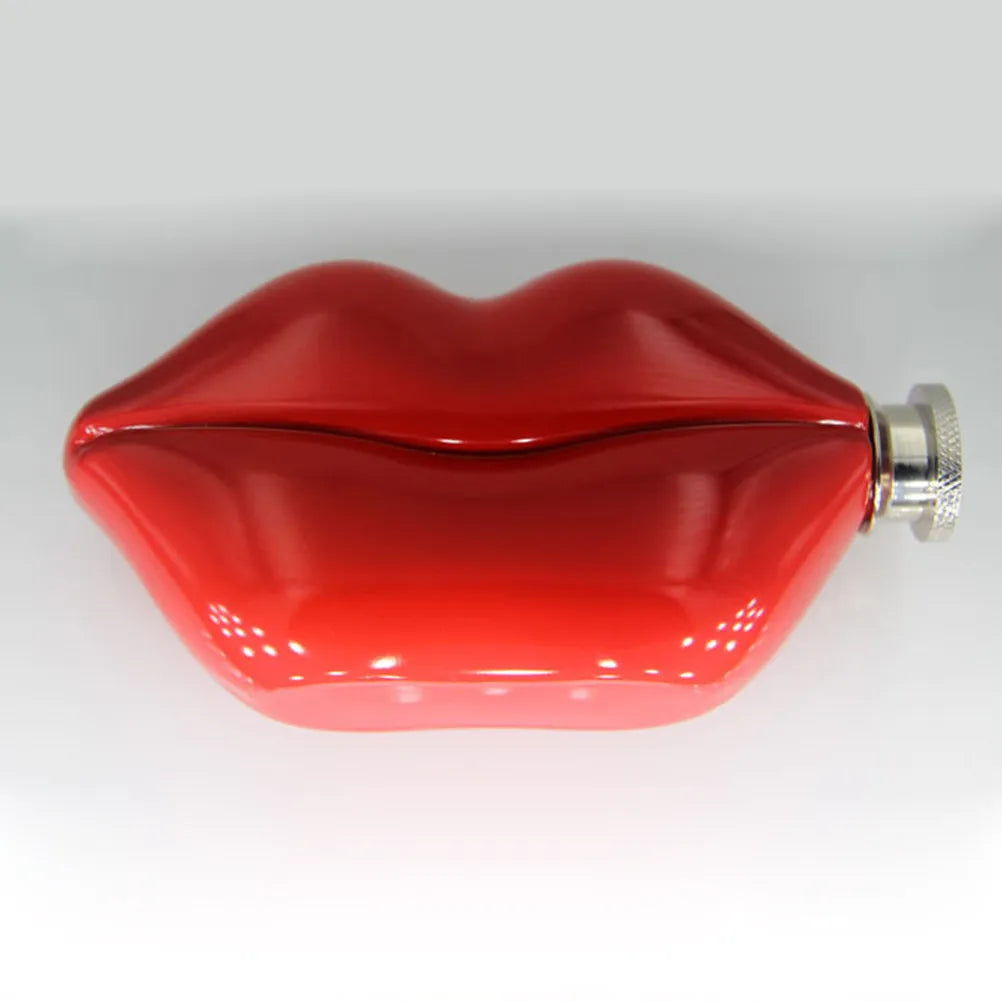 Red Lip Hip Flask – Stainless Steel Portable Whiskey Flagon Hip Flask Richie's