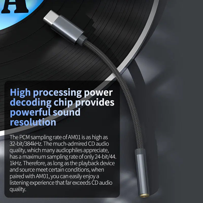 KZ AM01 Portable DAC Amplifier USB-C to 3.5mm Headphone Adapter DAC Headphone Amplifier Richie's