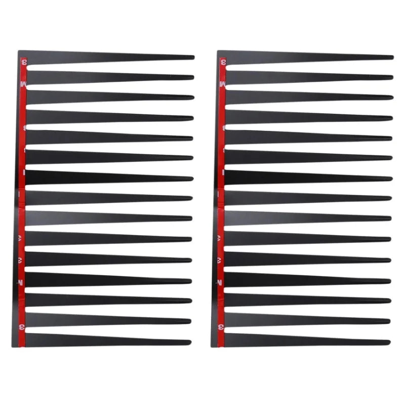 3D Black Car Eyelash Stickers – Headlight Decals, Rubber & PVC Car Decal Sticker Richie's