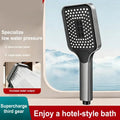 3-Mode High Pressure Shower Head – Water Saving | Richie's Handheld Shower Head Richie's Gray