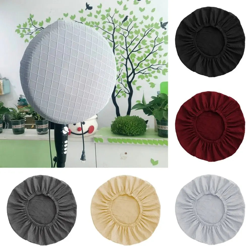 Elastic Fan Dust Cover – Universal Round Half-Wrap 40–46cm Fan Dust Cover Richie's