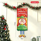 3D Santa Claus Christmas Door Hanging Banner | Holiday Decor Christmas Door Banner Richie's 5