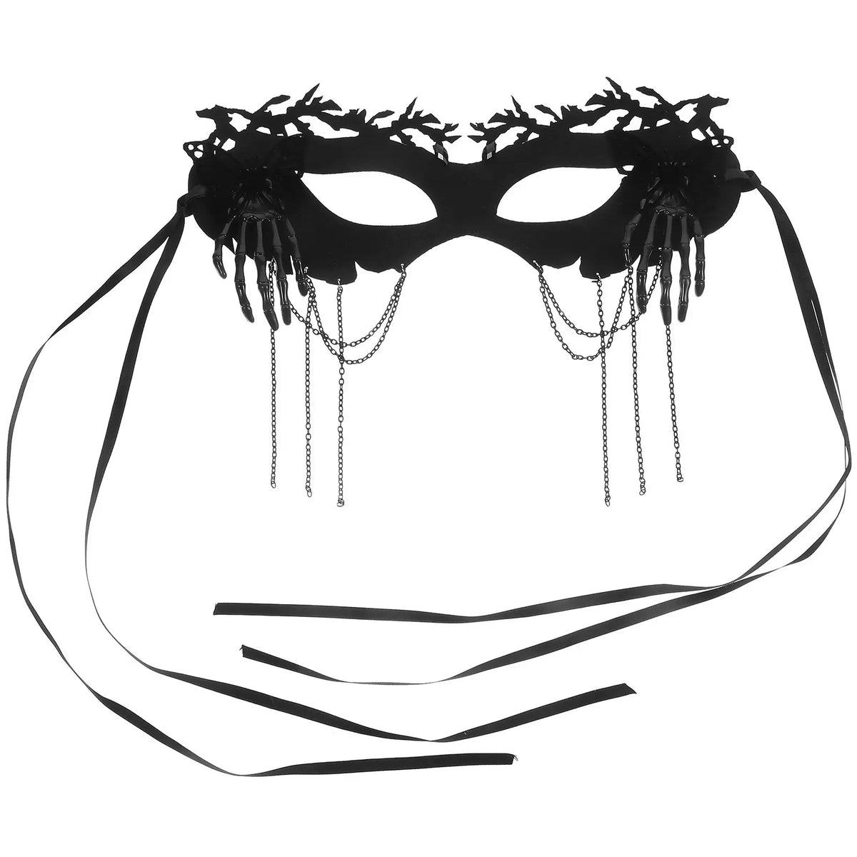 Skull Masquerade Mask – Fringed Halloween Cosplay Eye Mask Costume Eye Mask Richie's