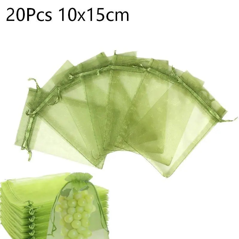 Reusable Mesh Drawstring Bags for Fruit & Vegetable Storage Mesh Storage Bags Richie's 20Pcs 10x15cm