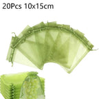 Reusable Mesh Drawstring Bags for Fruit & Vegetable Storage Mesh Storage Bags Richie's 20Pcs 10x15cm