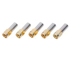 5-Pack SMA Male Plug RF Coaxial Crimp Connectors RG58 RG142 RF Coaxial Connector Richie's