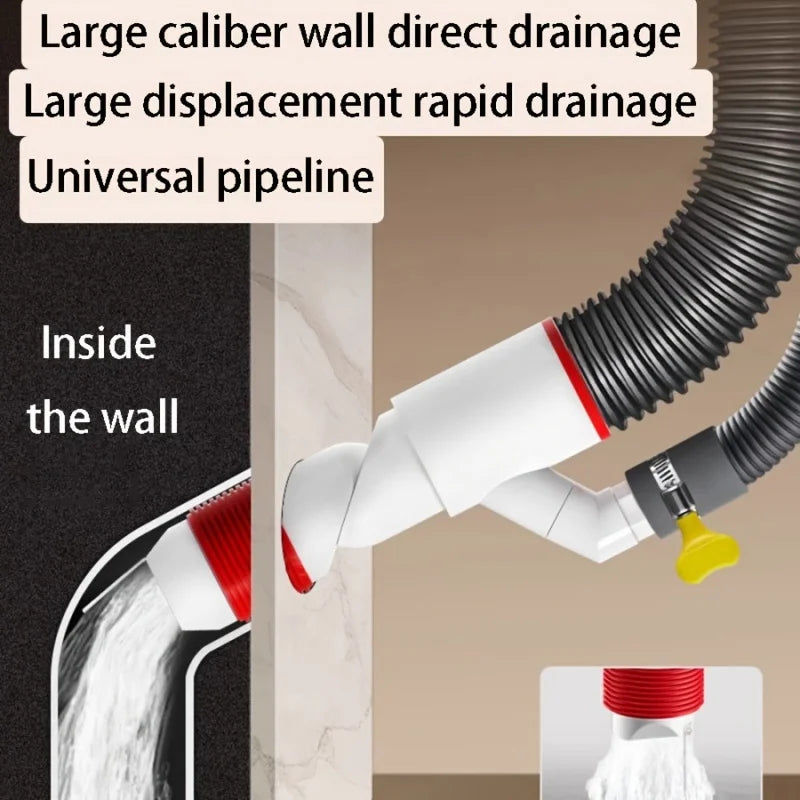 360° Rotating Sewer Drain Adapter – Anti-Backflow Seal Plug Drain Seal Adapter Richie's