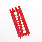 Inch & Metric Thread Gauge – Bolt & Nut Size Measuring Tool Thread Measuring Gauge Richie's