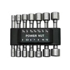 9/14 Pcs Hex Nut Driver Drill Bit Socket Set | 1/4" Shank Nut Driver Bit Set Richie's