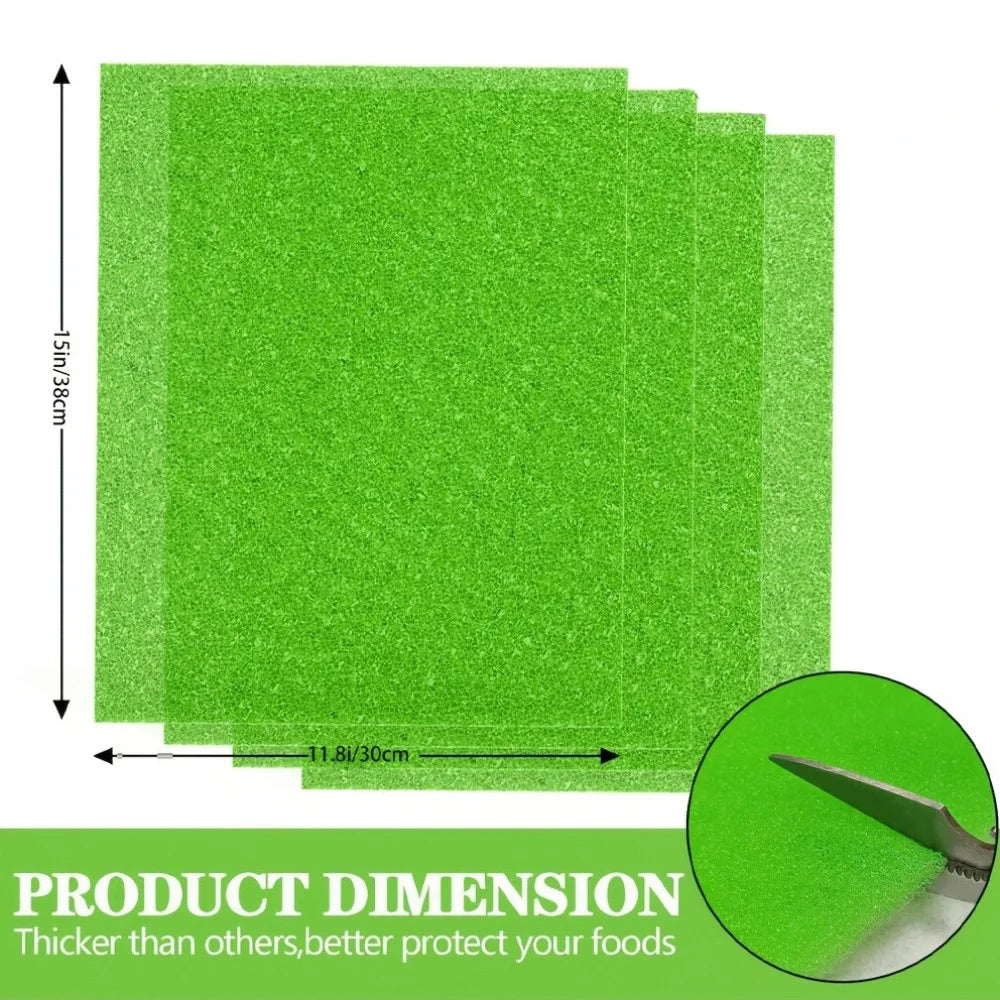 6-Pack Reusable Fridge Mats – Drawer & Shelf Liners Fridge Shelf Liner Richie's 6pcs