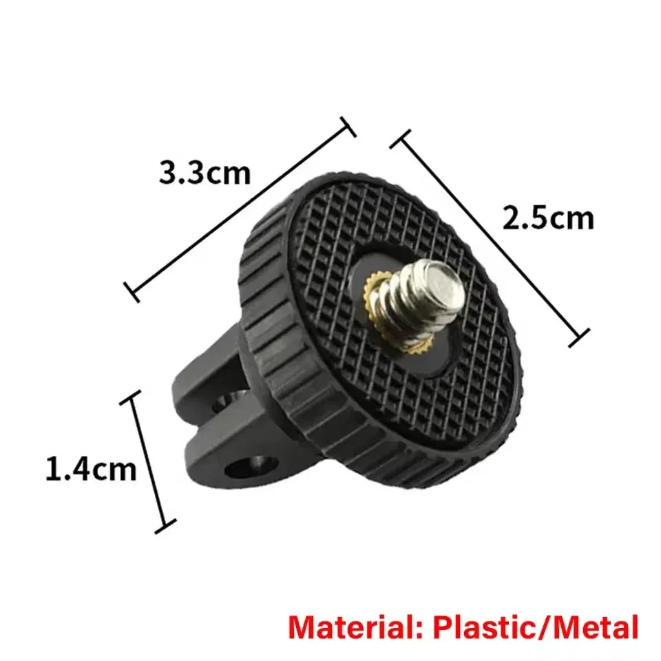 GoPro 1/4" Tripod Mount Screw Adapter – Hero 8 9 10 Camera Mount Adapter Richie's