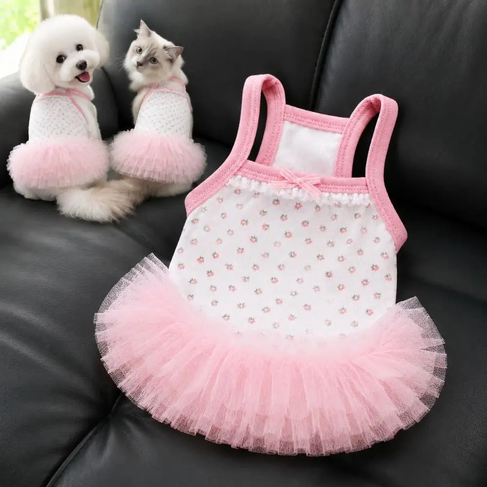 Pink Bow Tutu Pet Princess Dress – Dogs & Cats S to XL Pet Princess Dress Richie's