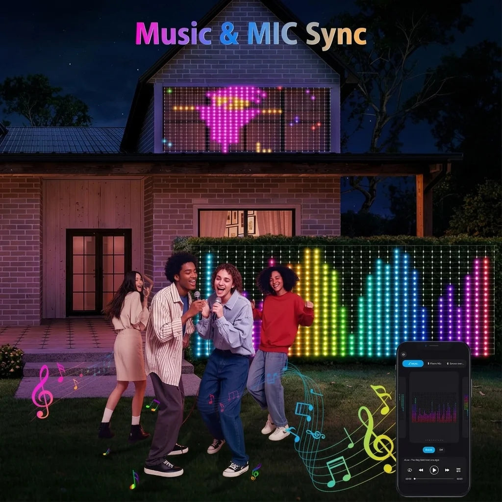 USB Smart Fairy String Lights 600 LED RGB Music Control 3M LED String Lights Richie's