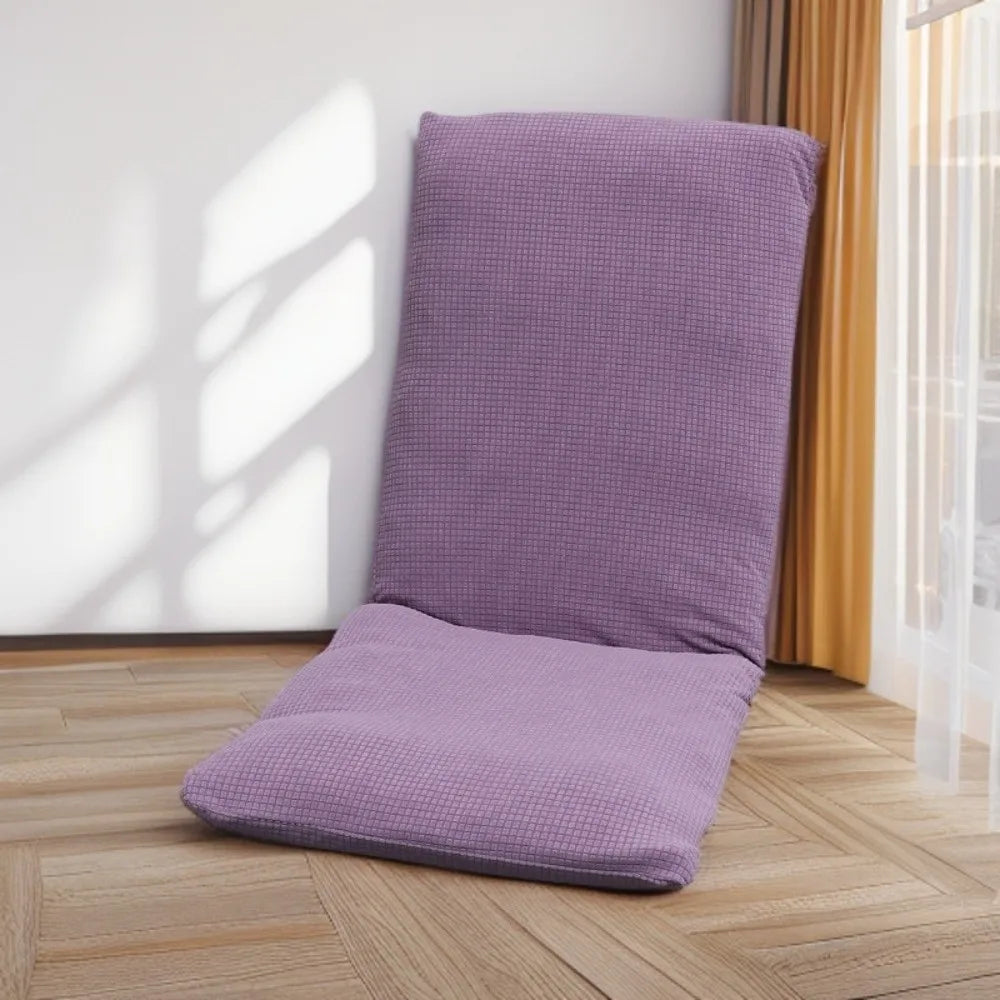 Stretch Tatami Chair Cover – Elastic Breathable Floor Seat Protector Chair Slipcover Richie's Purple
