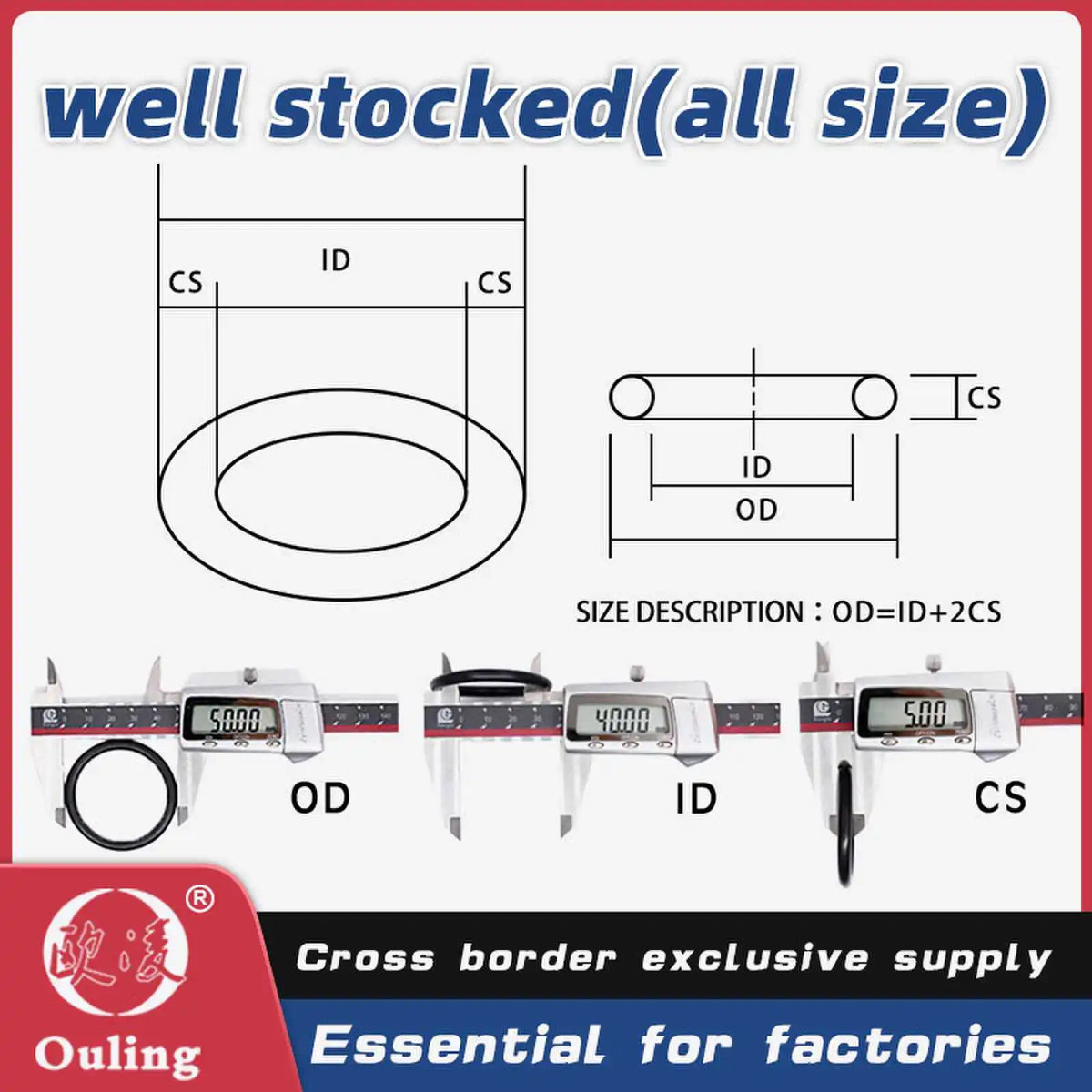 NBR Silicone FKM O-Ring Repair Kit – 1.8mm & 2.65mm Gasket Set O-Ring Repair Kit Richie's