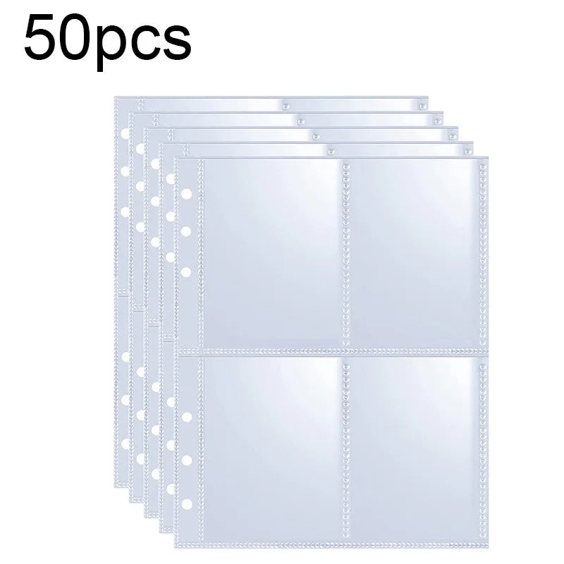 A5 Kpop Photocard Binder 25 Pages PU Leather Photo Album Photocard Binder Album Richie's 50Pcs placement page