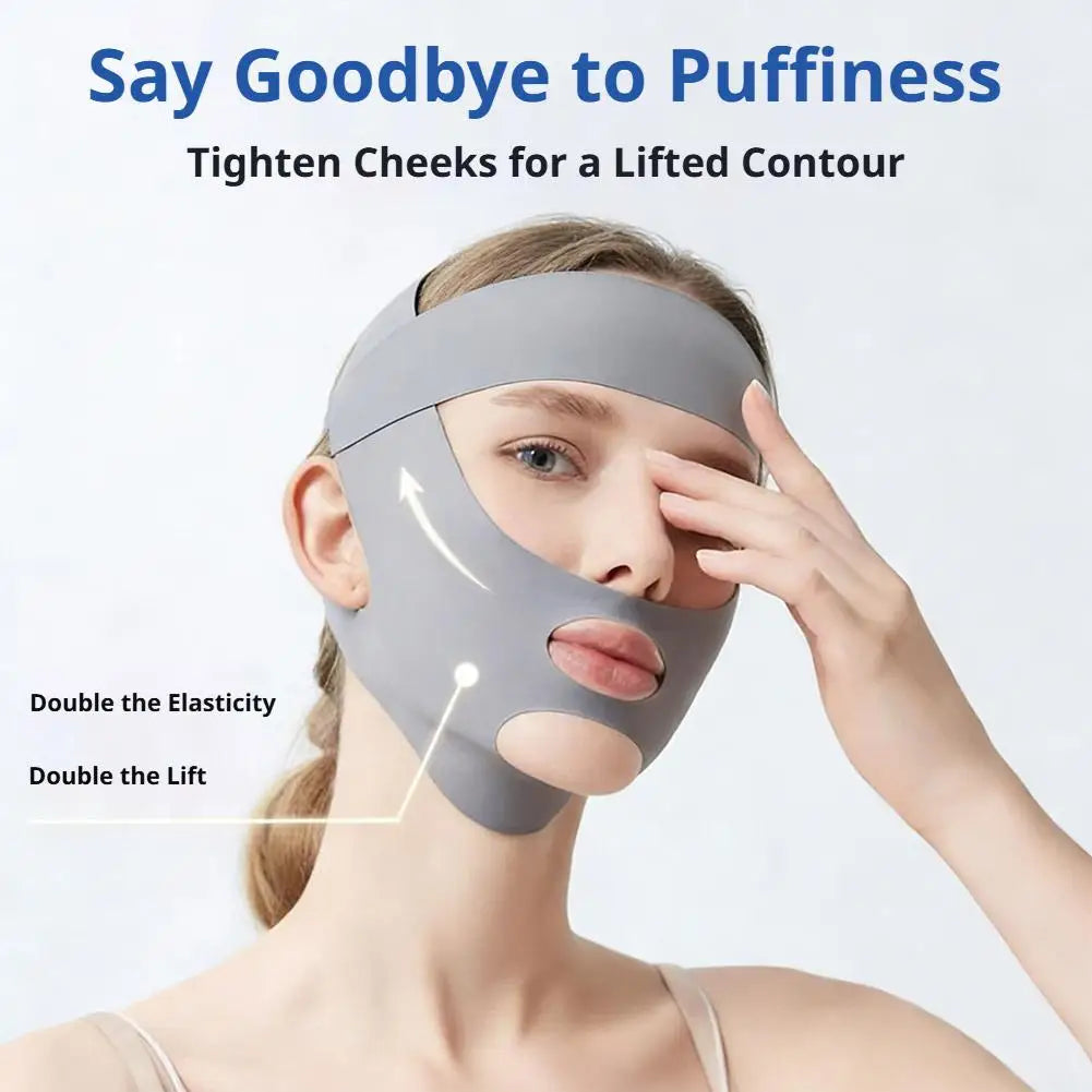 V Line Face Shaper Lifting Strap – Jawline & Chin Firming Band Facial Shaping Strap Richie's