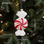 Red & White Plastic Christmas Tree Hanging Ornaments – DIY Christmas Ornaments Richie's 10