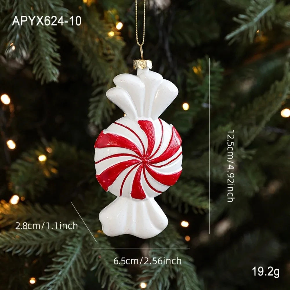 Red & White Plastic Christmas Tree Hanging Ornaments – DIY Christmas Ornaments Richie's 10