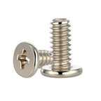 50-Pack UNC #6-32 Flat Head Phillips Case Screws – Black/Silver PC Case Screws Richie's