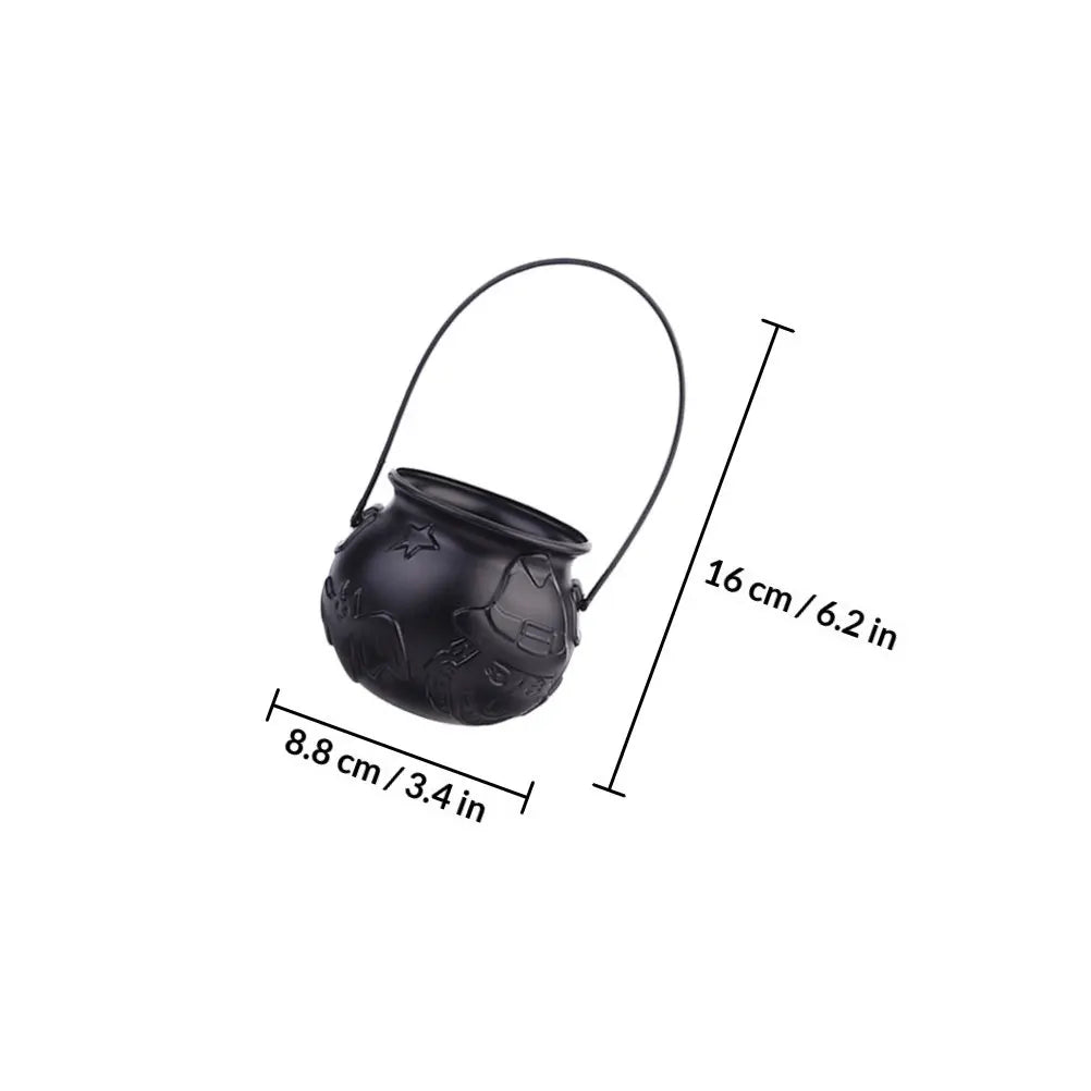 4-Pack Halloween Candy Buckets – Black Trick or Treat Pails Halloween Candy Buckets Richie's