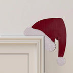 Christmas Wooden Door Corner Decor – Santa Snowman Reindeer Sign Christmas Door Decor Richie's 1-the Right