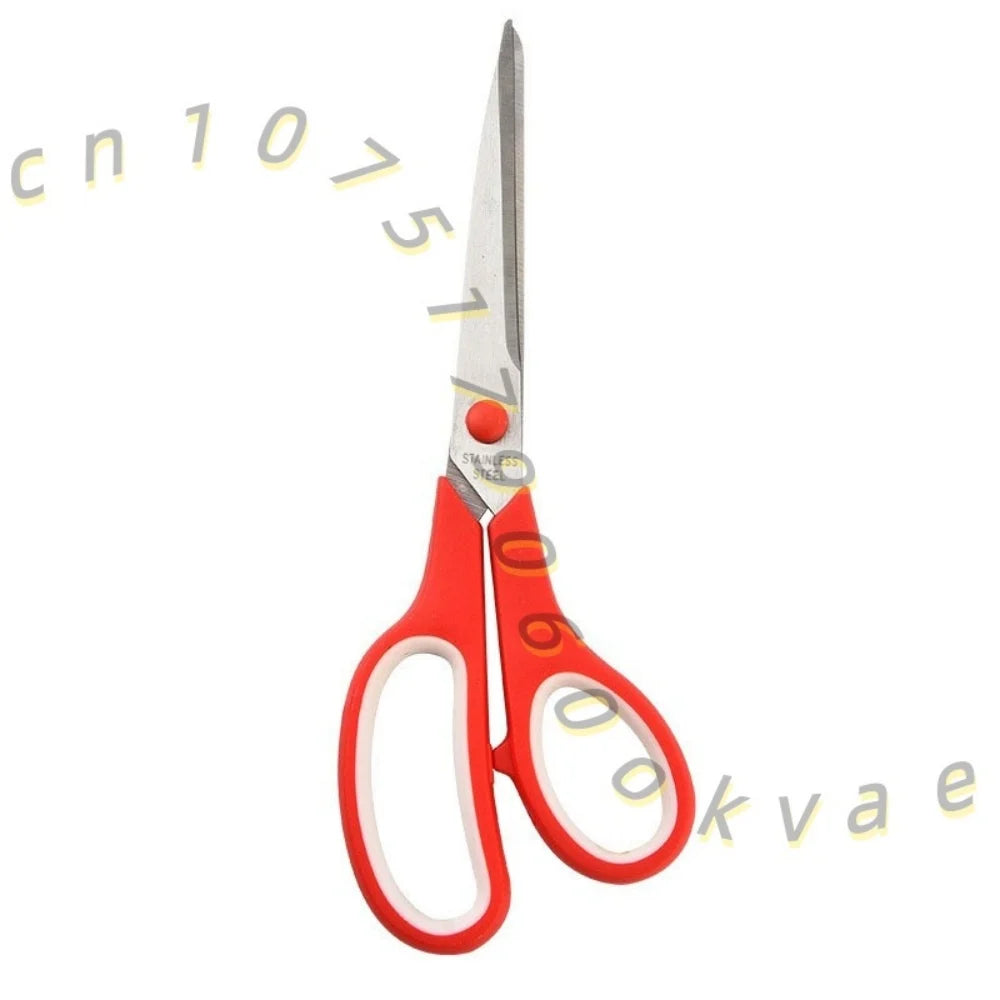 TOTNEND Stainless Steel Scissors Ergonomic Grip | 1–5 Pcs Craft Scissors Set Richie's Red 5 PCS