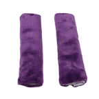 2Pcs Plush Car Seat Belt Shoulder Cover Pad – Auto Interior Seat Belt Cover Richie's Purple