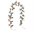 DIY Pink Berry Christmas Wreath – Artificial Garland Vine Artificial Wreath Garland Richie's A5