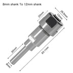 Router Bit Extension Rod Collet – 6–12.7mm Engraving Milling Router Bit Extension Richie's 8 to 12mm