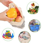 Reusable Cotton Mesh Bag – Eco-Friendly Produce & Shopping Bag Reusable Mesh Bag Richie's